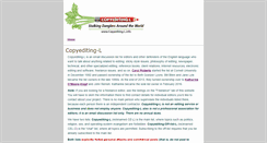 Desktop Screenshot of copyediting-l.info