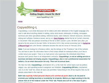 Tablet Screenshot of copyediting-l.info